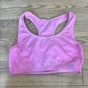 Avia Pink Racerback Sports Bra Medium Support
